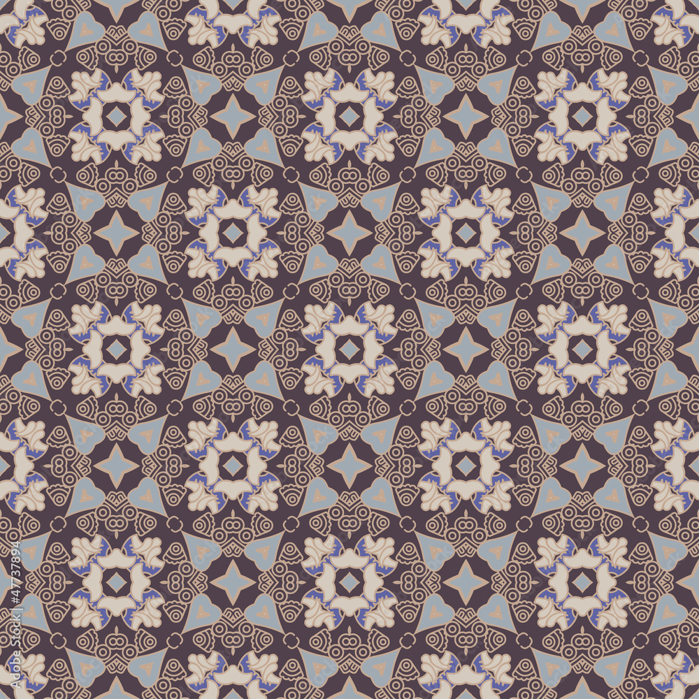 Seamless colorful retro pattern background Seamless colorful retro pattern background