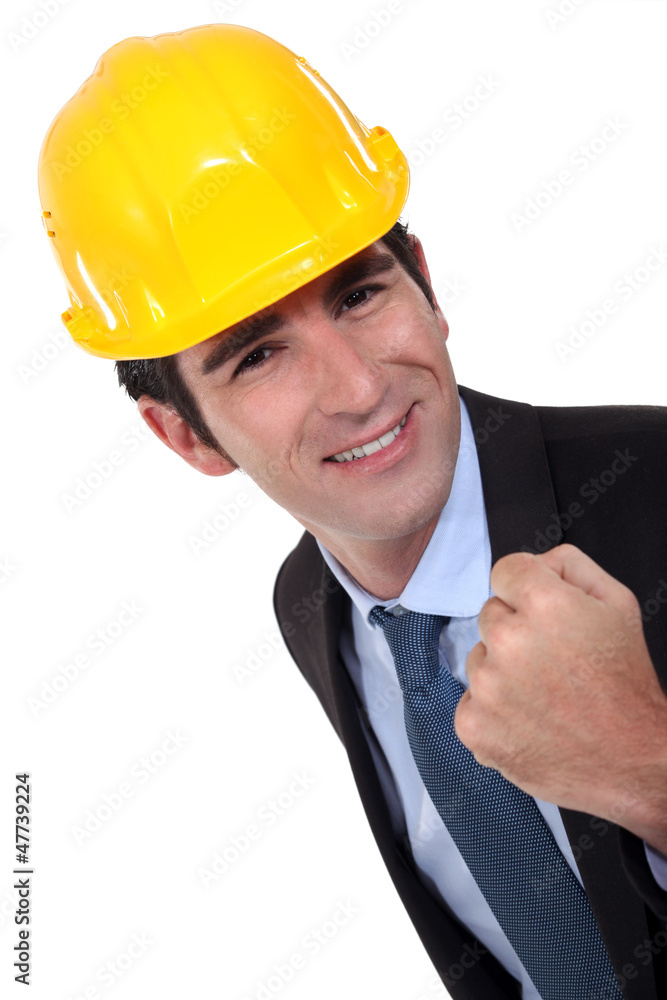 Architect celebrating Architect celebrating