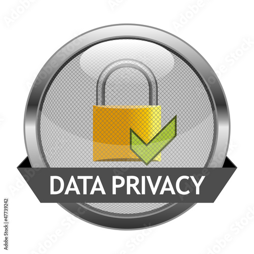 Vector Button Data Privacy
