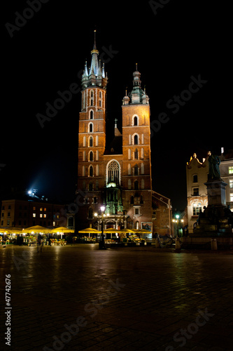 St. Mary s church in Krakow  Poland