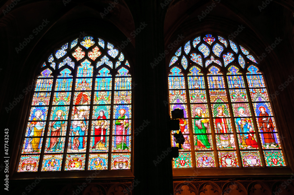 Notre Dame du Sablon in Brussels, Belgium