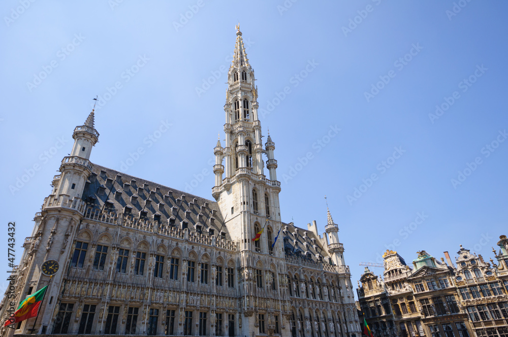 Hotel de Ville (City Hall) of Brussels, Belgium