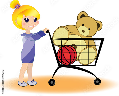 Shopping. Toy store