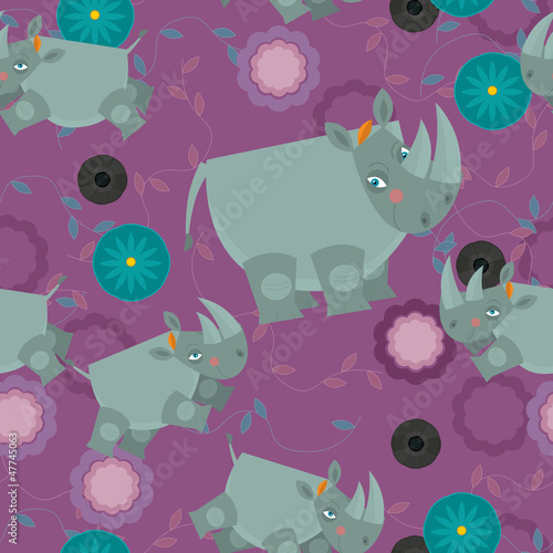 Fototapeta Naklejka Na Ścianę i Meble -  The cartoon style border