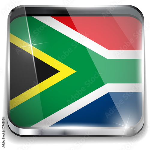 Free Download South Africa Flag Smartphone Application Square Buttons - GFXLoad