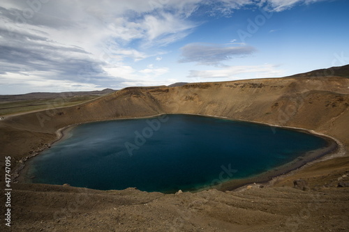 lake in the volcano