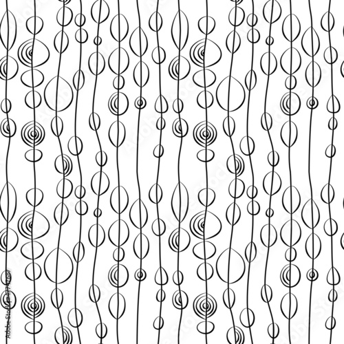 seamless background with lines beads
