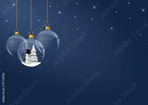 Weihnachten Schneemann