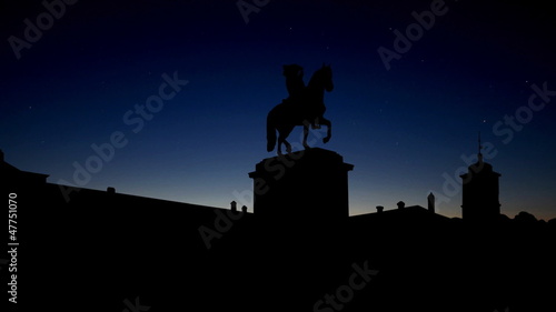 Portugal Ducal Palace in Vila Vicosa sunrise photo