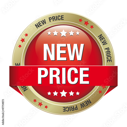 new price red gold button