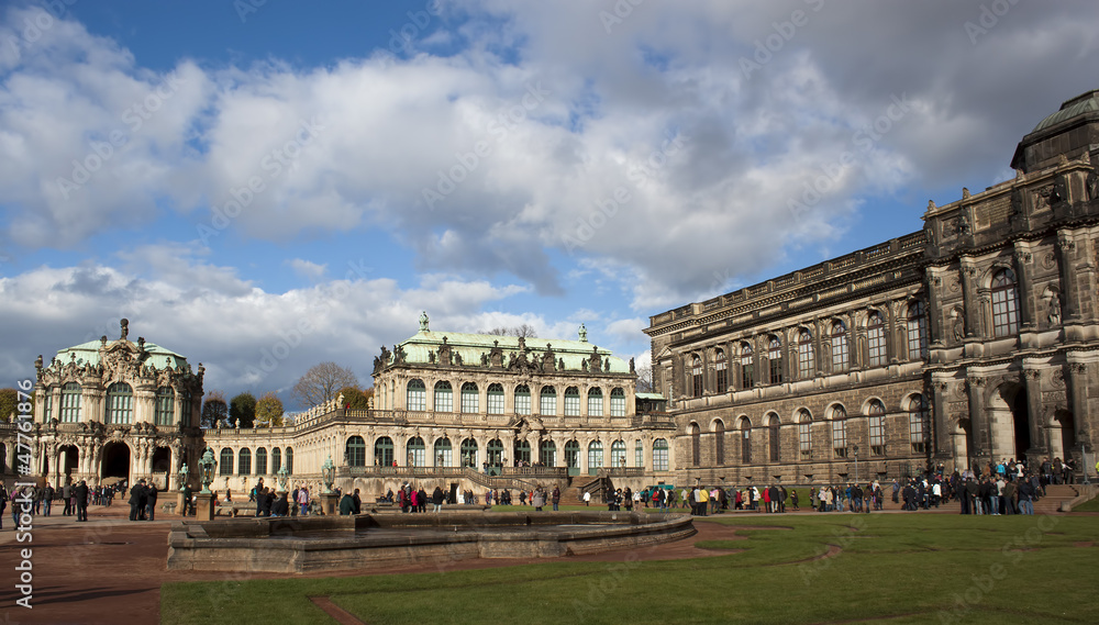 The Zwinger Palace and Building of the Old Masters Picture Galle
