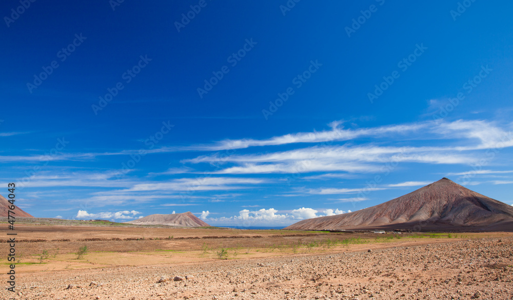 Naklejka premium Inland Fuerteventura