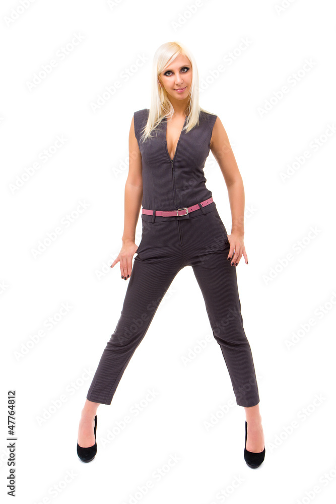 Fototapeta premium woman wearing a jumpsuit
