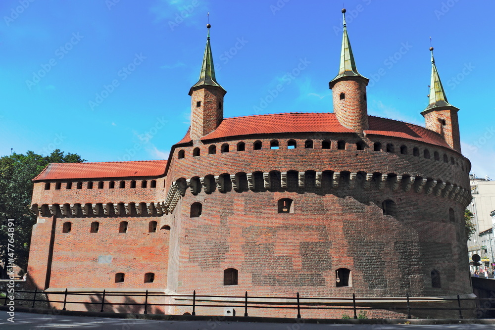 Obraz premium Krakow, Barbakane