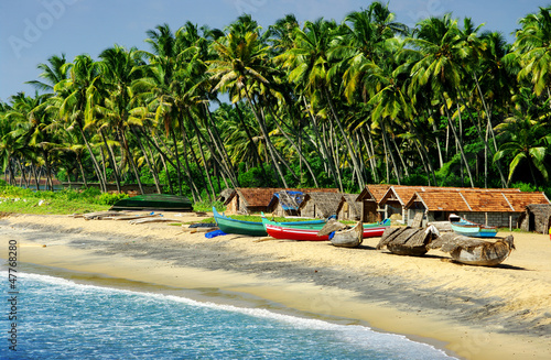 Goa fishing village