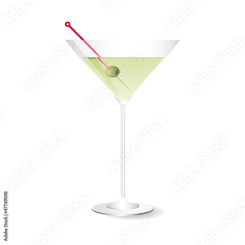 Vodka with martini