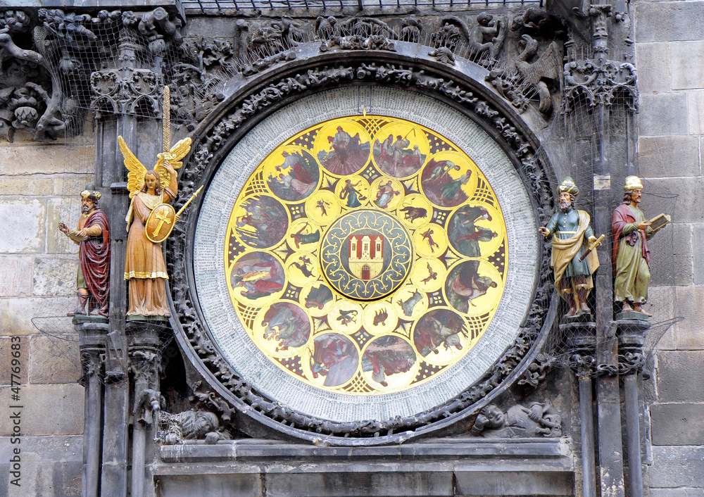 Astronomical clock on Staromestska Square, Prague