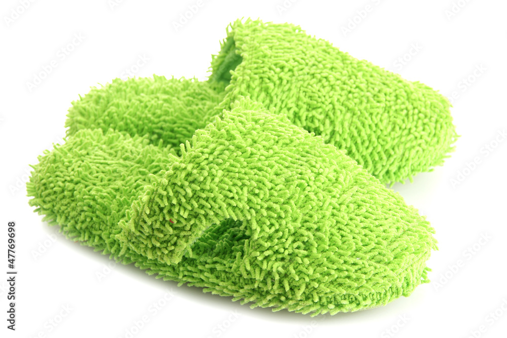 Fototapeta premium bright slippers, isolated on white