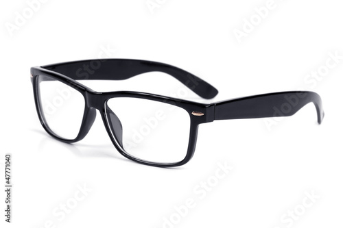 Stylish black-framed glasses