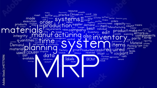 MRP - Material Requirements Planning photo