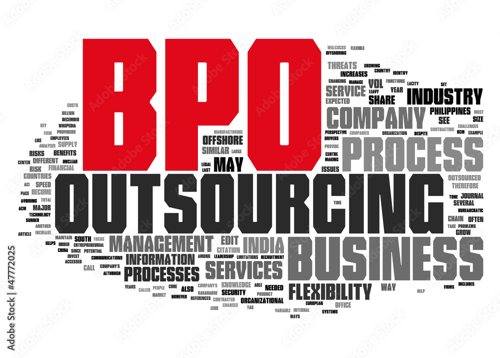 Obraz premium BPO concepts