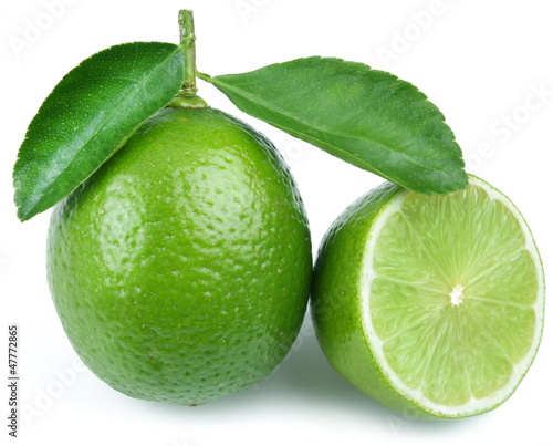 Lime with half.