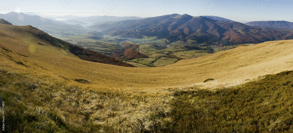 Eastern Beskids. Carpathian Mountains. Ukraine