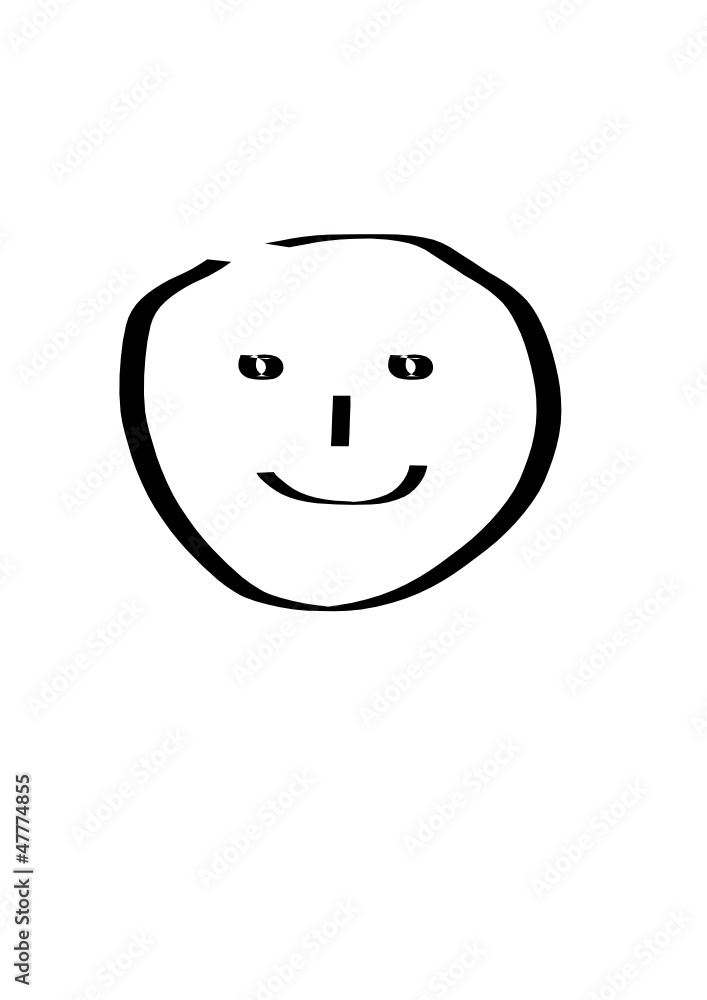 Fototapeta premium Smiley, lachend