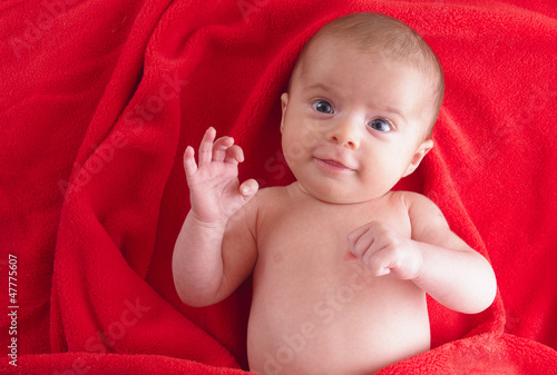 Obraz na płótnie Tiny baby w salonie