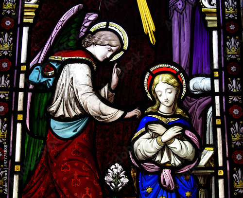 Annunciation: Gabriel visits Mary photo