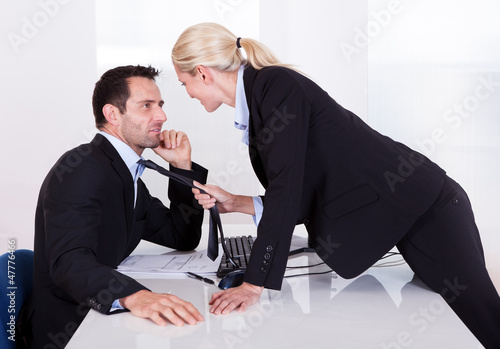 Foto Flirting in the office