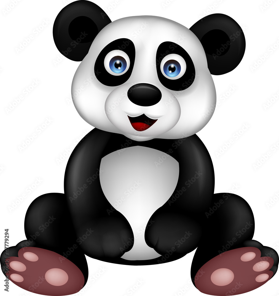 Fototapeta premium Panda cartoon
