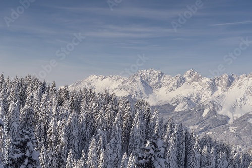 mountain winter landscape