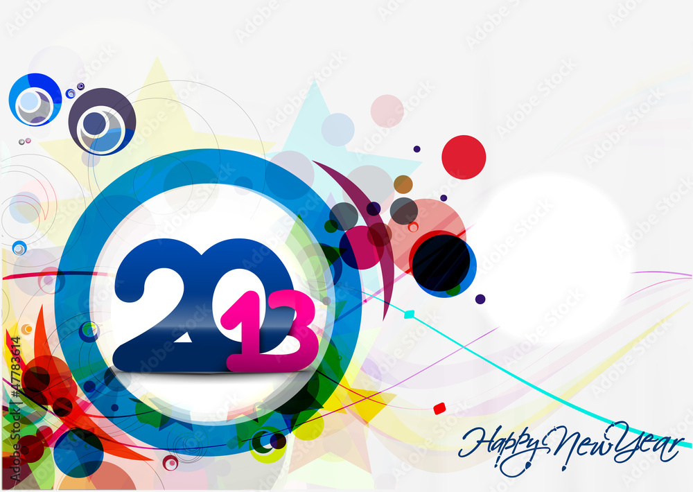 New year 2013 background. Vector illustration New year 2013 background. Vector illustration