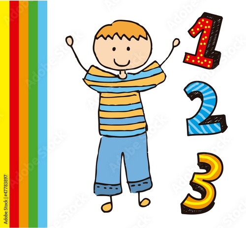 numbers drawing
