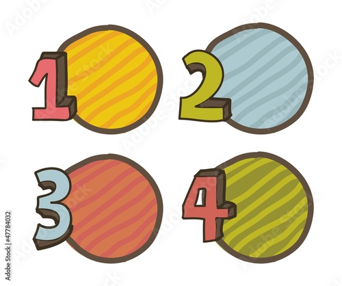 numbers drawing