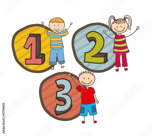 numbers drawing