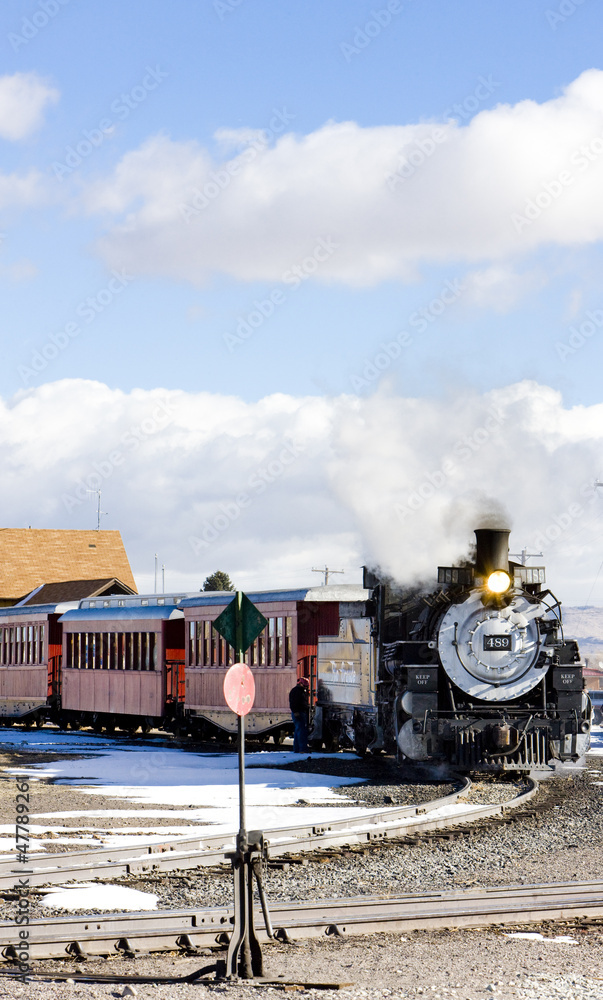 Cumbres and Toltec Narrow Gauge Railroad, Antonito, Colorado, US