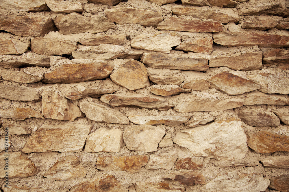 Fototapeta premium Antiker Natursteinmauer Hintergrund