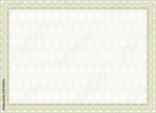 certificate, diploma for print 