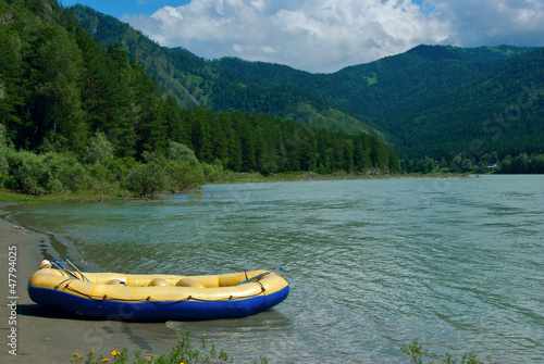 Boat on coast