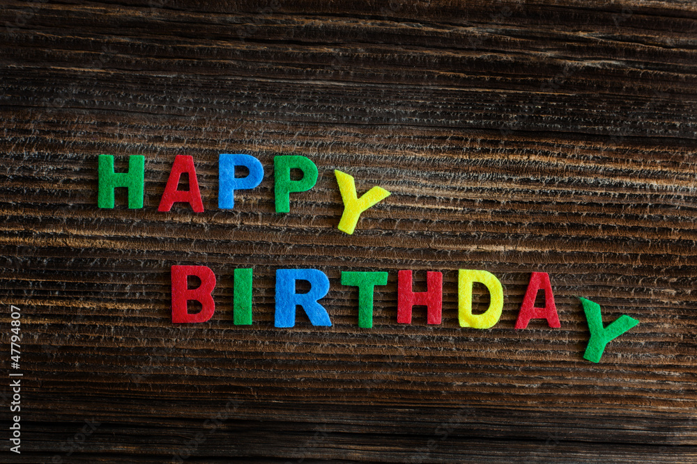 Fototapeta premium Happy Birthday