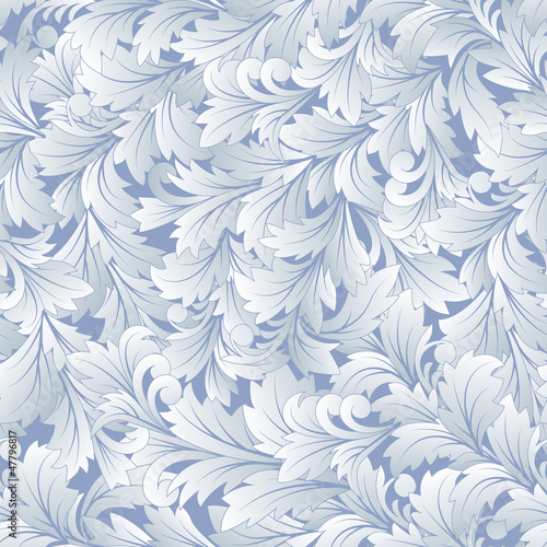 Canvas Print seamless floral background