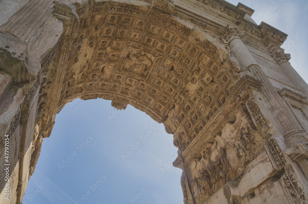 Arch of Titus, Forum Romanum, Rome, Italy