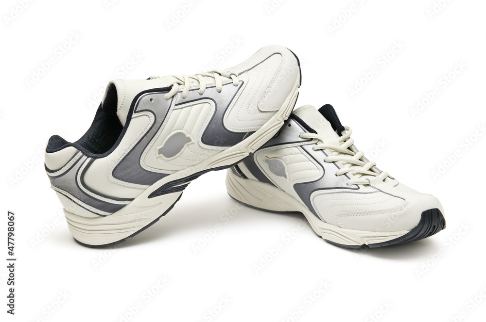 sneakers isolated on white background sneakers isolated on white background