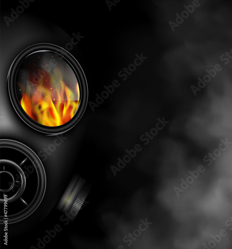 The fire