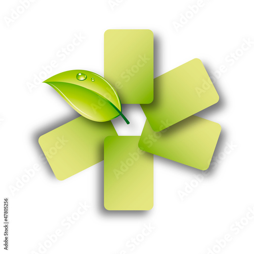 Green Bio Logo Leaf