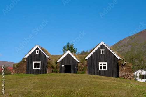 typical scandinavian houses #47805606