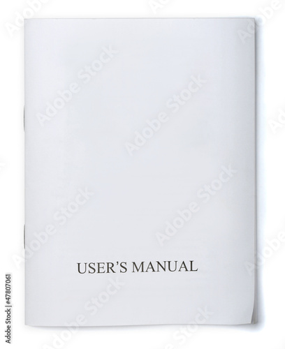 Users manual photo