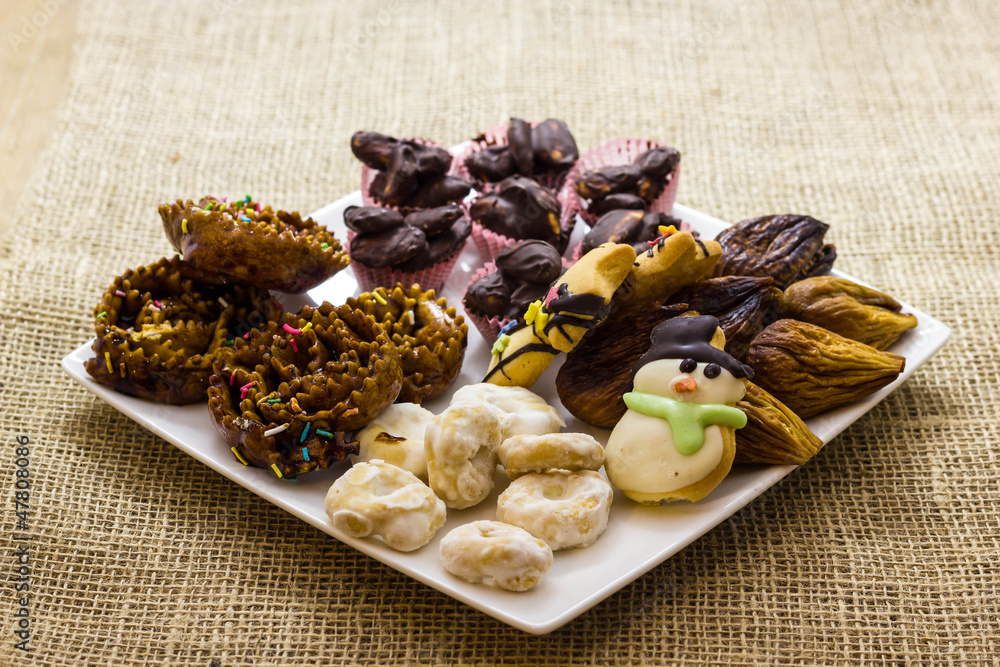 Fotografie Christmas cakes from Puglia